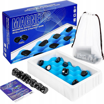 Gra planszowa KAMIENIE MAGNETYCZNE SZACHY Magnetyczna gra szachy planszowa