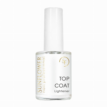 Top Coat Lightener 9 ml Rozświetlający - Przeciw Żółknięciu, Sun Blocker