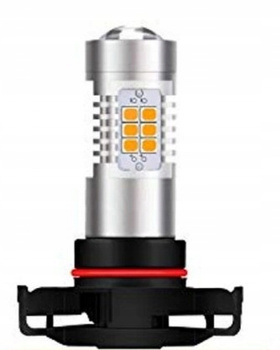 ŻARÓWKI LED 21 SMD 2835 H16 PSY24W 5202 9009 12V 24V CANBUS POMARAŃCZOWA
