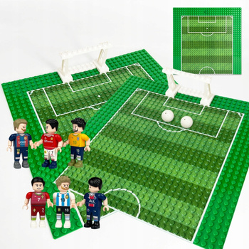 Stadion Mistrzostw EURO 2024 - stadion piłkarski Klocki Piłka nożna+Figurki