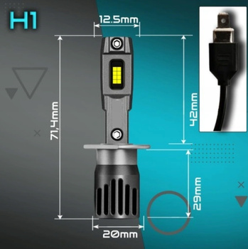 ŻARÓWKI LED H1 2szt jasne