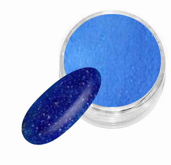 Puder Akrylowy Kolorowy 007 - Jasny Granat Brokat - Sugar Effect4g