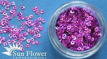 Kółka Mikro - Lila Róż Ciemny Hologram - K24