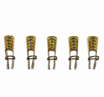 Formy Wielokrotnego Użytku - Złote Do Przedłużania Paznokci 5 Szt.