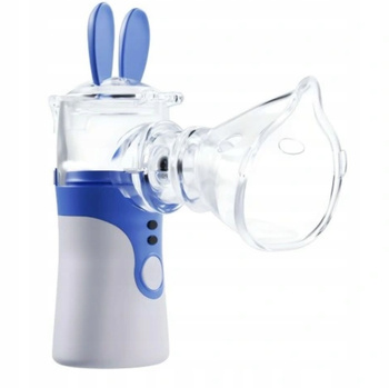 INHALATOR NEBULIZATOR DLA DZIECI I DOROSŁYCH PRZENOŚNY NA BATERIE CICHY USB