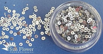 Kółka Mikro - Srebrny Błyszczący  - K41