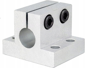 Wspornik mocujący z kołnierzem (ZJAM-16) uchwyt montażowy do rur prowadnic