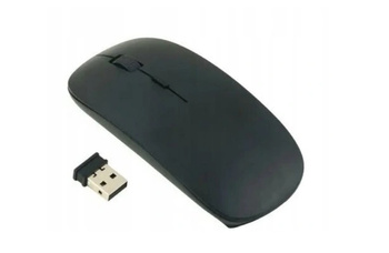 Mysz czarna bezprzewodowa komputerowa slim 100szt.