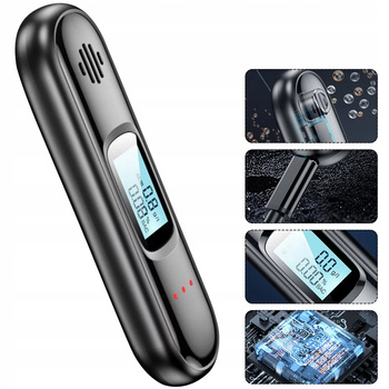Przenośny bezdotykowy tester alkoholu alkomat T01 z USB bezustnikowy