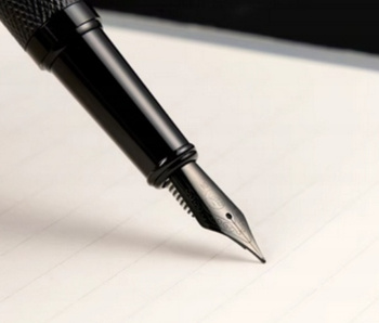 Pióro wieczne LuoShi z metalu z wzorem smoczych łusek stalówka 0.4