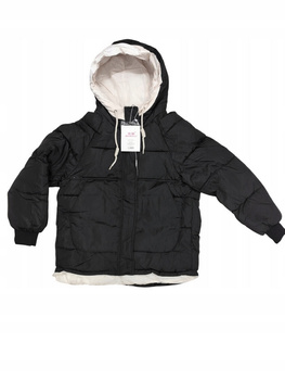  CIEPŁA KURTKA ZE ŚCIĄGACZAMI ZIMOWA DAMSKA JESIENNA OCIEPLANA Z KAPTUREM XL