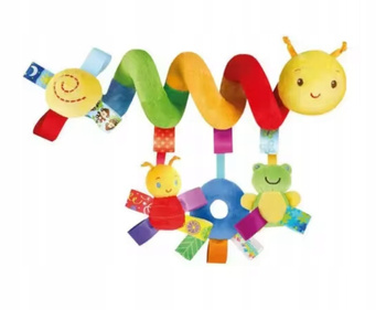  Kolorowa spiralna zabawka edukacyjna dla niemowląt