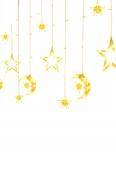 Girlanda LED Gwiazdki i Księżyce
