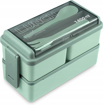 LUNCHBOX Z PRZEGRÓDKAMI POJEMNIK ŚNIADANIÓWKA 1400