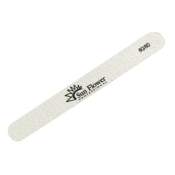 Pilnik Prosty Biały 100/120 – Do paznokci, żelu i hybryd