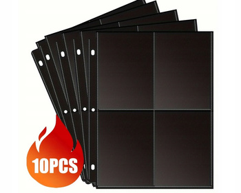 10X ETUI POKROWIEC SEGREGATOR NA KARTY KOLEKCJONERSKIE ALBUM 8 kart