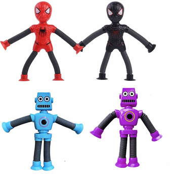 ROZCIĄGANA SENSORYCZNA ANTYSTRESOWA PRZYSSAWKA RURKI TUBY POP 4SZT