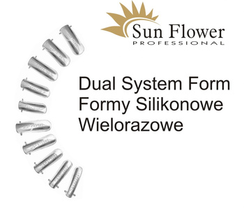 Formy Silikonowe Bez Podziałki Do Akrylożelu 120 Szt Poligel Kasetka