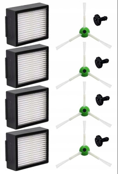 SZCZOTKI FILTRY MOP ZESTAW DO IROBOT ROOMBA COMBO J7 J7+ J9 J9+ PLUS 10 MAX