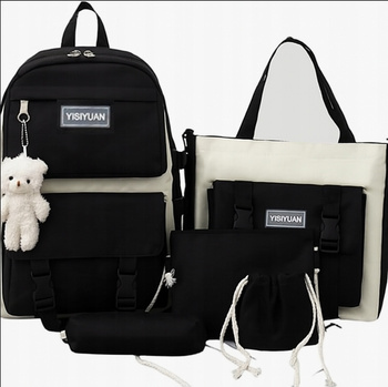 Zestaw 5w1 Plecak torba kosmetyczka